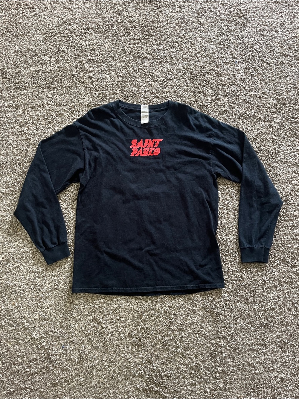 Saint Pablo Black Long Sleeve Shirt